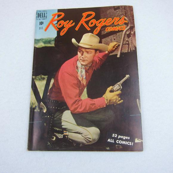 Other | Vintage 1949 Roy Rogers Comic Book 24 Roaring River Silver